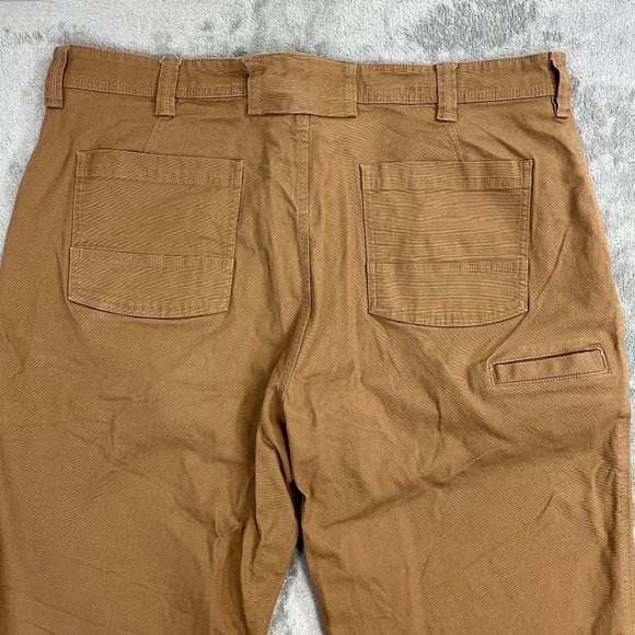Duluth Trading Co. Flex Fire Hose Men's Brown Work Pants 40 x 29 - Picture 5 of 7